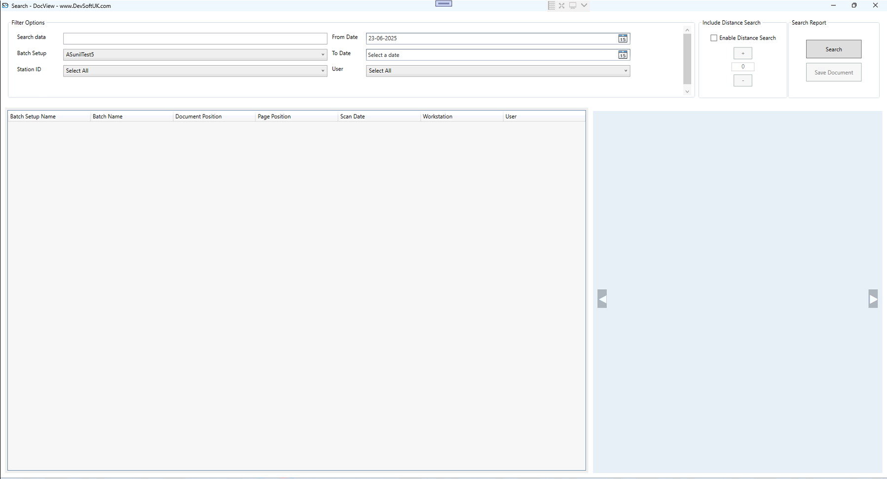 Search Window
