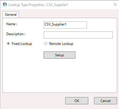Lookup Setup Overview